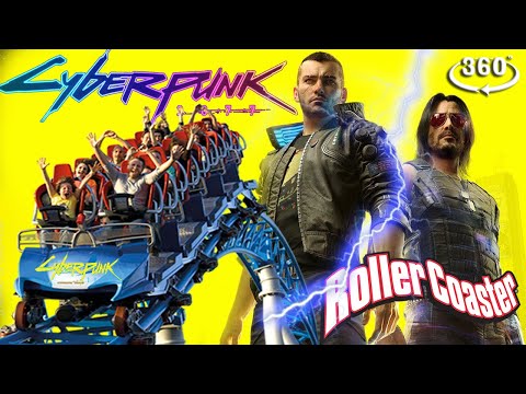 Cyberpunk 2077 Rollercoaster 360 video - YouTube