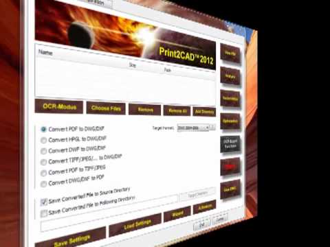 PDF to DWG with Print2CAD 2012 Training 2