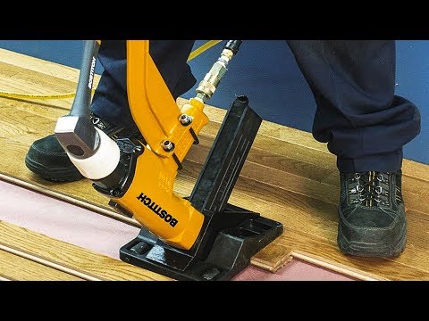 LOT BOSTITCH MIIIFN Cloueur à parquet pneumatique avec 3 000 pointes