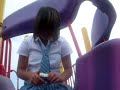 Kairi Gets Stuck On The Slide