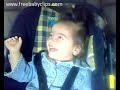 Cute laughing baby clip