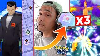 THE BEST SHADOW LEGENDARY?! CATCHING 3X SHADOW MOLTRES IN POKÉMON GO! (Team GO Rocket Research) by Trainer Tips