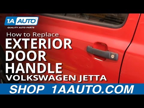 How To Install Replace Outside Door Handle Volkwagen VW Jetta Golf 93-98 1AAuto.com