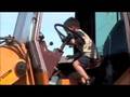 Hardy boys on Grandpa Kupfer's backhoe 2000