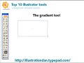 Illustrator tools a beginner should master - Gradient tool