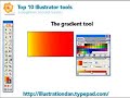 Illustrator tools a beginner should master - Gradient tool