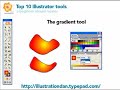 Illustrator tools a beginner should master - Gradient tool