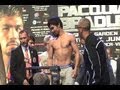 Pacquiao vs Bradley Weigh-In Fight