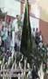 Cascamorras agitando la bandera en las cuevas de Baza  2007