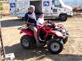 Angelo Pucciarelli a Caggiano su quad dei Lupi