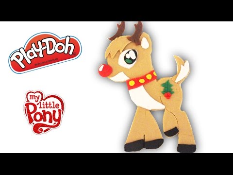 Rudolph the Red Nosed Reindeer Play Doh My Little Pony Crossover