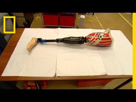 prosthetic - Go behind the scenes at a factory that makes top-of-the-line artificial legs that contain hydraulics, brakes, microchips, and miniature motors.