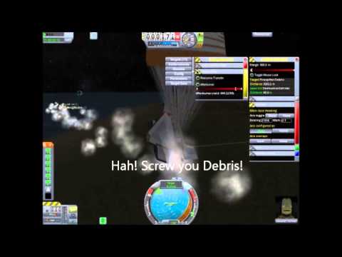 how to get rid of space debris in ksp