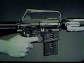 this 2-part u.s. army video is excellent towards understanding the direct-gas m16 assault rifle but it itself offers some flawed information and bad practices. a better soldier demonstrator should have been used.

1. wrong cycles of operation

the 8 cycles of gas operation are absurdly started at firing when nothing is going to 