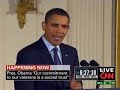 President Obama Gives Remarks at Ceremony Signing Bill to Improve Veterans' Health Care