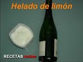 recetasonline net   sorbete de limón   receta de cocina