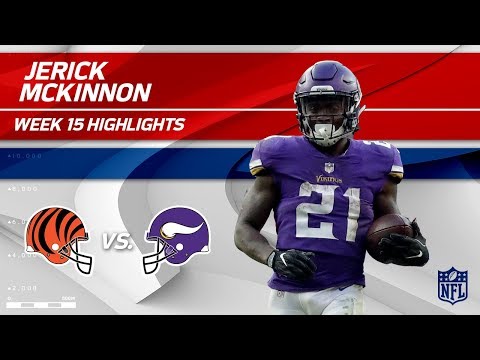 Video: Jerick McKinnon's 114 Yards Receiving vs. Cincy! | Bengals vs. Vikings | Wk 15 Player Highlights