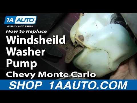 How To Install Replace Windsheild Washer Pump 2000-07 Chevy Monte Carlo