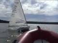 Golubac 2008, Darko Burčul, jedrilica Finn, opravka podigača