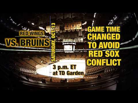 Video: Bruins vs. Red Wings Game Preview