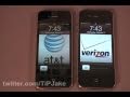 Verizon iPhone Death Grip & Speed Test