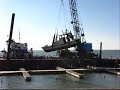 Shrimp boat sinks on South Padre Island