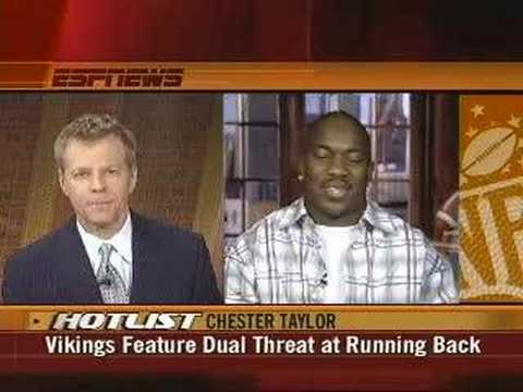 Watch 'Chester Taylor on ESPN's Hotlist'