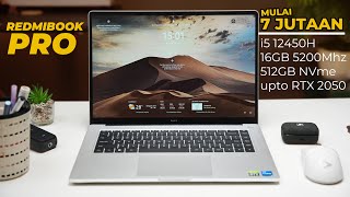 Mulai 7 Jutaan , Menang Banyak !! Laptop Tipis Redmibook PRO Pakai i5 H Series