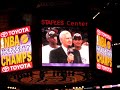Lakers vs Spurs Game 5 Jerry West presents Trophy