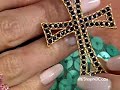 Large Jeweled Cross by Neda Behnam Large Jeweled Cross by Neda Behnam