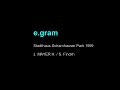e.gram (Glass House 3000)
