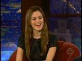 rachel bilson on the late show with craig fergusson. disclaimer: no copyright infringement intended.