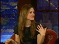 rachel bilson on the late show with craig fergusson. disclaimer: no copyright infringement intended.
