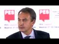 videos de Zapatero pide un Pacto para el Empleo en la UE.