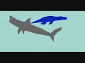 PDFC-megalodon vs liopleurodon vs xiphactinus
