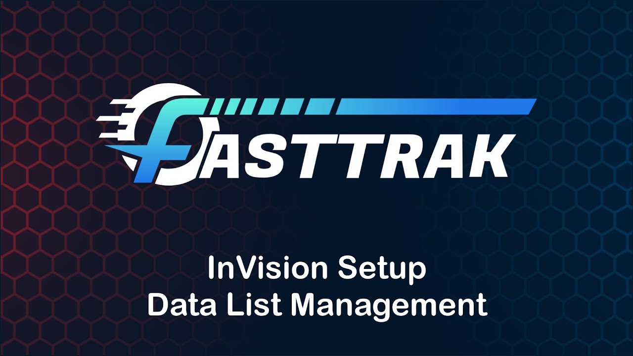 Setup - Data List Management