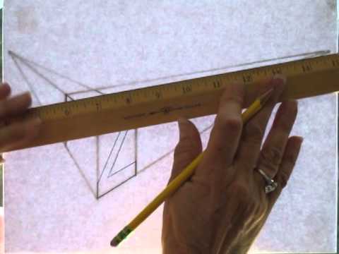 how to draw the letter m in perspective