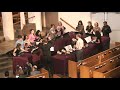 by phoebe p. knapp.
arranged by d. linda mckechnie.

the lower bells have some really interesting tone clusters in their accompaniment. sadly, the video doesn't pick them up too well. :(