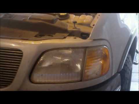 how to remove headlights on 2001 f 350