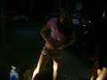 TEAM SJLIH Nat takes Ice Bag down shirt and shorts...