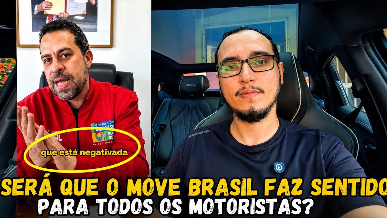 Move Brasil. PROBLEMA para uns, SOLUÇÃO para outros. #uber #99pop #motoristadeaplicativo