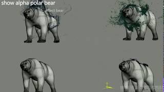 北極熊モデル制作
