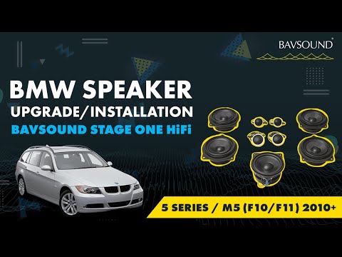 BAVSOUND – BMW 5 Series / M5 (F10/F11) 2010+ Stage I HiFi Speaker Upgrade Install