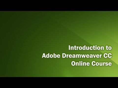 Dreamweaver CC Introduction Class Part 1