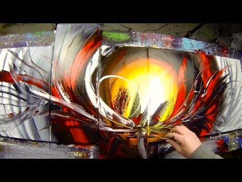 Learn How to Paint Abstract Painting with Acrylics video - Anthylis by John Beckley
