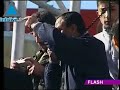 bienvenue sur infolive.tv, mercredi 2 janvier 2008, merci de nous retrouver pour un flash d'informations.
-le ministre des affaires etrang�res syrien a annonc� ce mercredi que la syrie allait cesser tous contacts avec paris concernant la crise actuelle au liban, en r�ponse a la d�claration similaire faite par le pr�sident nicolas sarkozy cette semaine. 
-selon une annonce diffus�e � la t�l�vision libanaise, le secr�taire-g�neral du hezbolla, hassan nassrallah, prendra la parole ce soir � 21h00 lors d'une allocution t�l�vis�e de 2 heures qui sera retransmise sur la cha�ne de t�l�vision nationale libanaise.
-plus de 2000 p�lerins palestiniens de retour de la mecque en arabie saoudite, sont re-rentr�s dans la bande de gaza.
-le ministre de la d�fense isra�lien ehoud barak, a eu aujourd'hui des mots particuli�rement convaincants concernant les terroristes palestiniens responsables du meurtre de 2 jeunes soldats isra�liens pres de h�bron la semaine derni�re.
-fadwa barghout, femme de marwan barghouti, le chef des tanzims condamn� � une peine de prison � vie en isra�l, a affirm� ce mercredi que la lib�ration de son mari serait proche