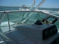 we took the robalo 305 from clearlake to the yacht basin for it's maiden voyage.
even though we had light bay waters we did encounter several large ship and yacht displacment wakes which the robalo 305wa powered by twin yamaha four stroke 350hp v8 engines performed flawlessly!!!