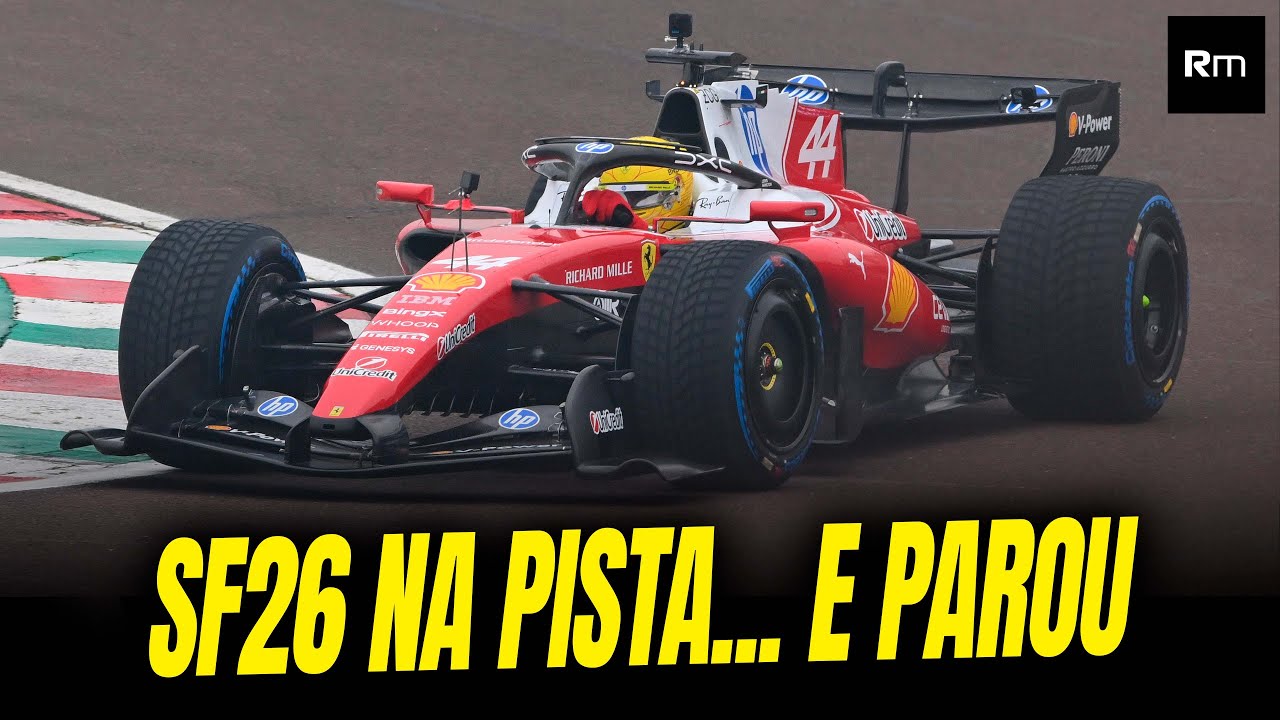 FERRARI SF26 PAROU NA PISTA - A DAMA DE VERMELHO COM PROBLEMAS?  / ALPINE A526 #f1 #ferrari #alpine