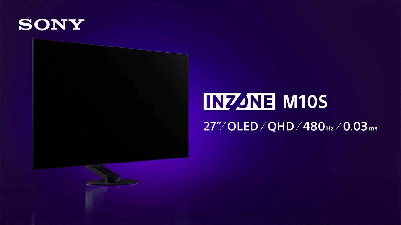 Sony 27” INZONE M10S OLED QHD 480Hz Gaming Monitor | SDM-27Q10S Sony 27” INZONE M10S OLED QHD 480Hz Gaming Monitor | SDM-27Q10S