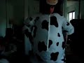 Inflatable cow suit